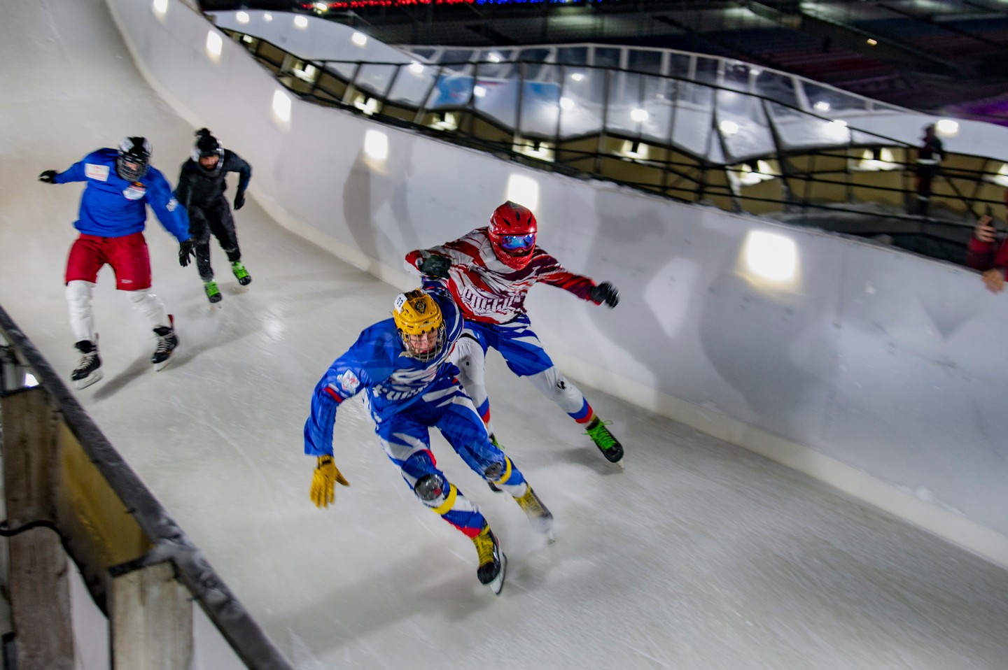 Турнир по скоростному спуску на коньках на Кубок парка Патриот