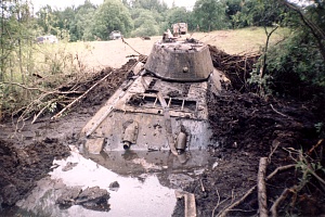 подъем танка Снайпер из болота