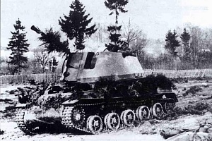 САУ Нимрод на огневой позиции 1943г.