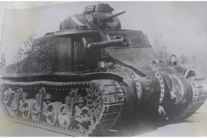 Фотография среднего танка  М3 из технической документации