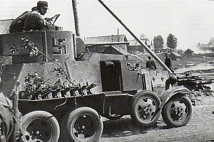Наш бронеавтомобиль используется немцами, лето 1942 года
